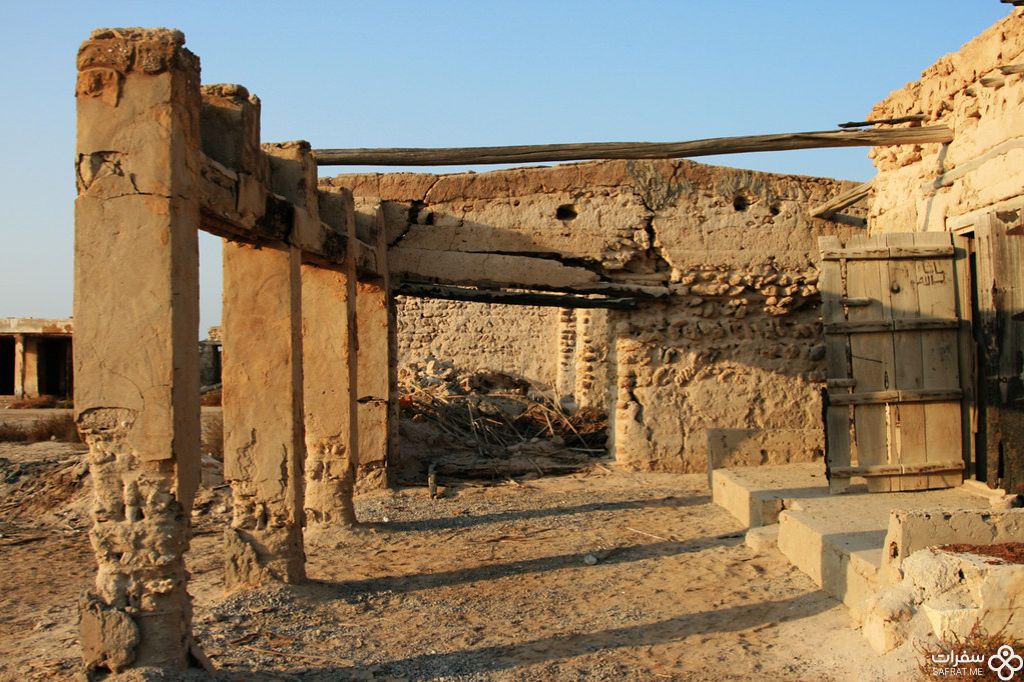 البیوت القدیمة في جزیرة الحمراء البیوت القدیمة في جزیرة الحمراء