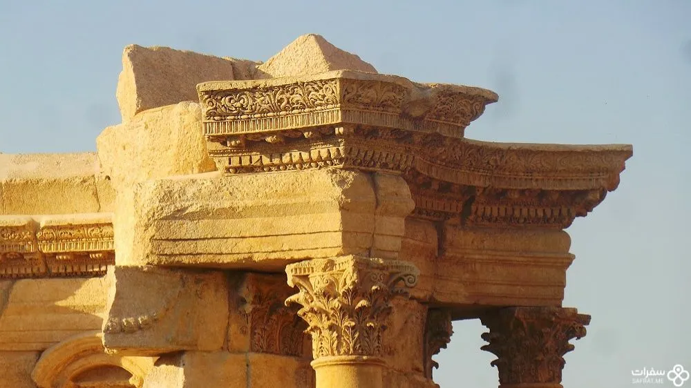 جمال الهندسة المعمارية المستخدمة في معبد فينوس .jpg