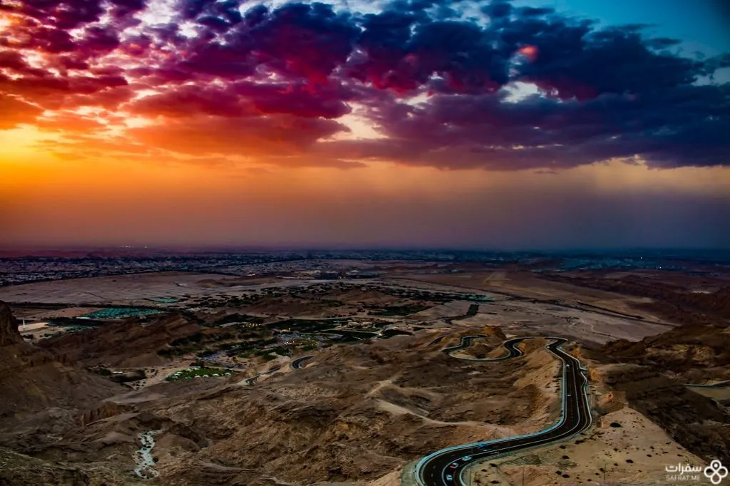 جمال طبیعة جبل حفیت.jpg