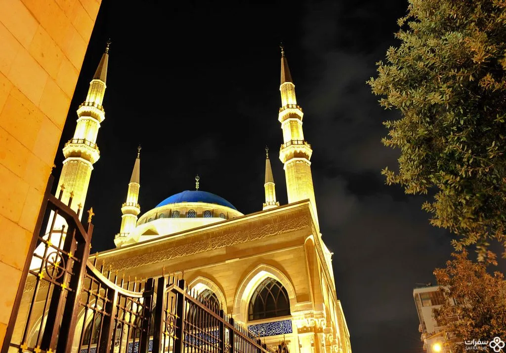 مسجد محمد الأمين عند المساء 1.jpg 1 مسجد محمد الأمين عند المساء 1.jpg 1