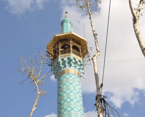 منارة مرقد الإمامزاده صالح 2