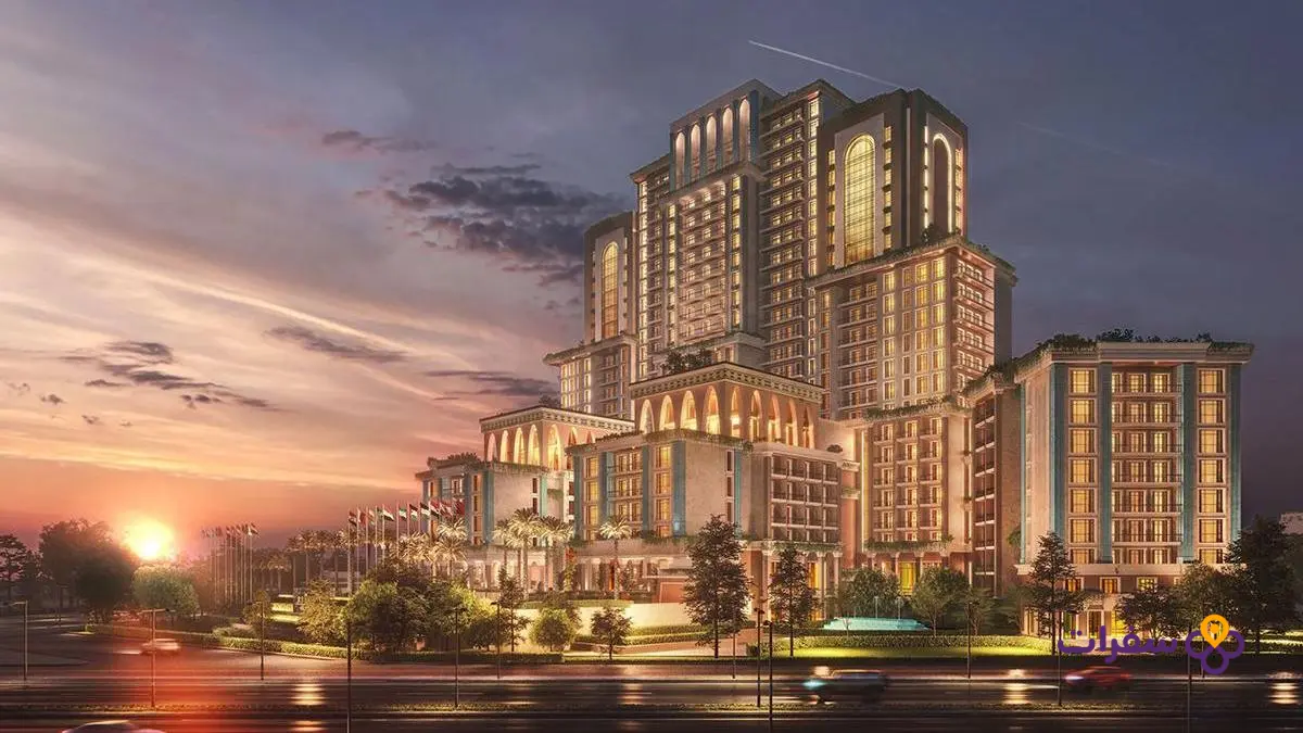 best 5 star hotels baghdad 2 واجهة فندق خمس نجوم في بغداد بتصميم حديث.